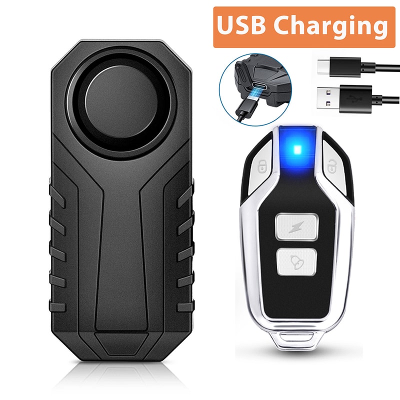 Wireless Motorcycle Burglar Alarm With Remote Waterproof Extractme Car Bike Electric Scooter Anti T 8