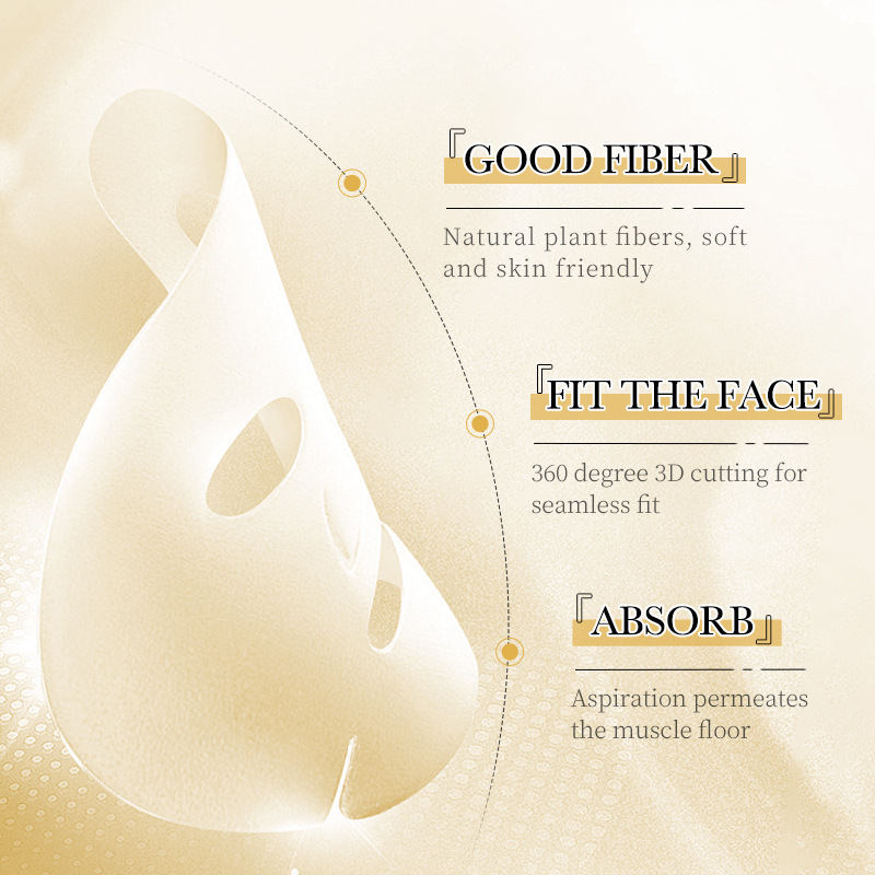 Gold Essence Face Masks Hydrating  Brightening Facial Skincare Sheet Mask For Delicate Skin Rejuven 3