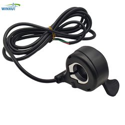 electric bicycle thumb throttle accelerator, universal e-bike speed control regulator for scooter, folding bike