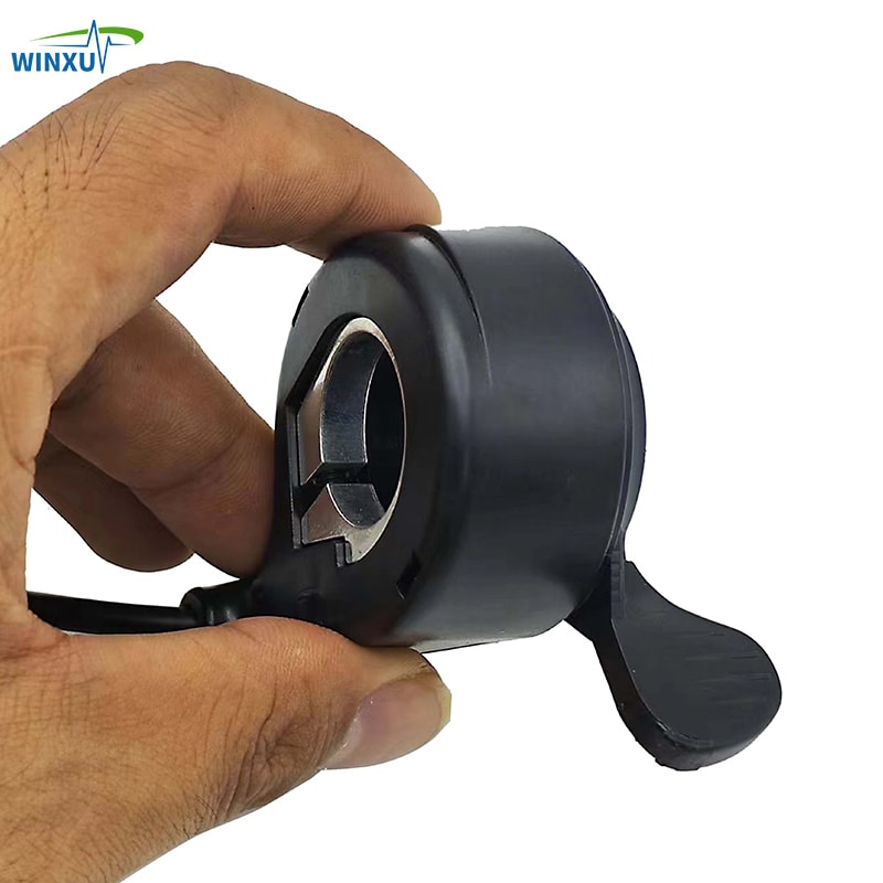 Electric Bicycle Thumb Throttle Accelerator, Universal E-Bike Speed Control Regulator for Scooter, Folding Bike