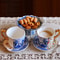 European Retro Luxury Ceramic Mug & Saucer Set, Afternoon Tea Coffee Cup for Couples, Home Drinkware, Elegant Vintage