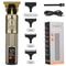 T9 Vintage Hair Clippers for Men, LED Electric Trimmer, Dragon Carved Beard Shaver & Hair Cutting Machine for Home