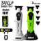 FA1T Green Hair Trimmer Pro Electric Barber Clipper For Fading Carving Detailing With Charging Doc 0