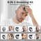 Rechargeable Men Bald Head Shaver with 9 Floating Blades, Beard, Nose & Ear Trimmer, Electric Razor, Facial Grooming kit