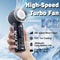 100-Speed Turbo Portable Mini Air Condition Fan, 3000mAh Rechargeable Cooling Handheld Fan for Home, Office, Camping