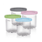 Ice Cream Containers with Lids for Ninja Creami, Reusable Ice Cream Pints Cup for Homemade Frozen Desserts