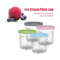 Ice Cream Containers with Lids for Ninja Creami, Reusable Ice Cream Pints Cup for Homemade Frozen Desserts