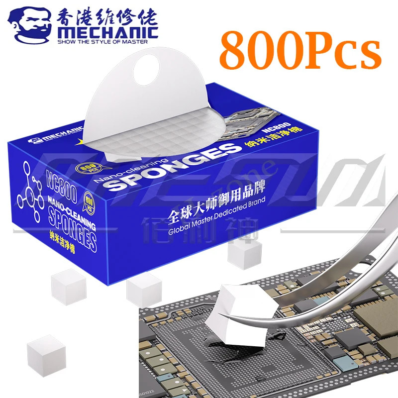 Mechanic Nano Sponge PCB Cleaning Tool No Residue Phone Screen Camera Solder Flux Oil  Motherboard  0