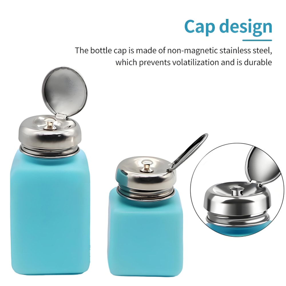 Industrial Stainless Steel MECHANIC Anti-Static Alcohol Dispenser Bottle for Motherboard Cleaning, PCB Repair