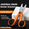 Aramid Scissors Fibre Optic Tool, Precision Stripping Scissors for Optical Fiber Cable, Durable Optical Fiber Hand Tool