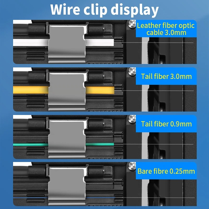High Precision Fiber Cleaver Optical Fiber Cable Cutting Knife Fiber Optic Tool With 16Blade Surfac 4