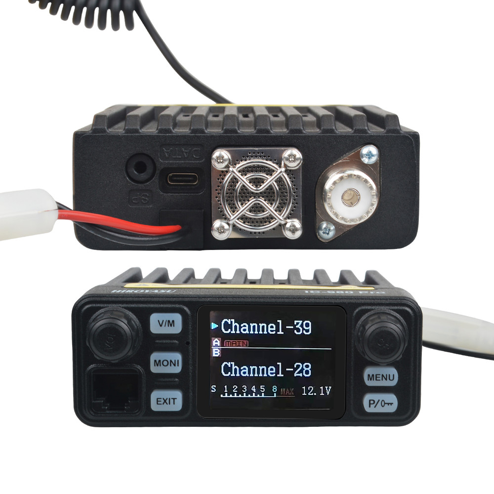 Dual Band 25W Walkie Talkie Mobile Radio, UHF VHF Car Transceiver with AI Noise Reduction, FM Scrambler, VOX Function