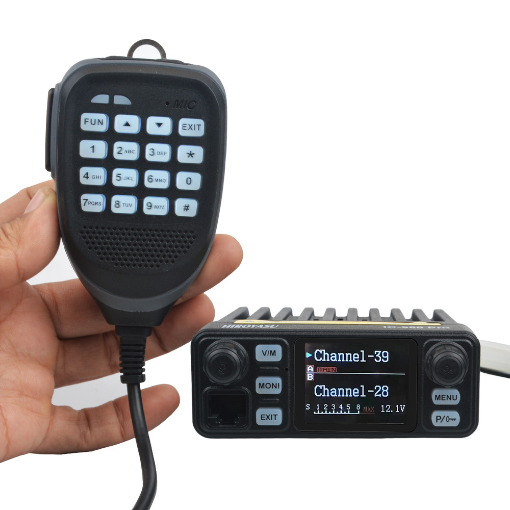 Dual Band 25W Walkie Talkie Mobile Radio, UHF VHF Car Transceiver with AI Noise Reduction, FM Scrambler, VOX Function