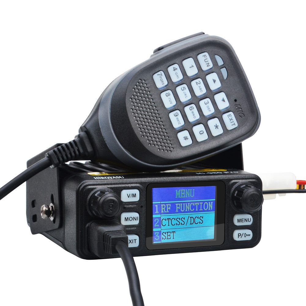 Dual Band 25W Walkie Talkie Mobile Radio, UHF VHF Car Transceiver with AI Noise Reduction, FM Scrambler, VOX Function