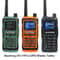 GPS Walkie Talkie Five-Band Receive, Tri-Band Transmit FM Air Band Two Way Radio for Survival, Travel, Aviation, Outdoor