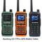 GPS Walkie Talkie Five-Band Receive, Tri-Band Transmit FM Air Band Two Way Radio for Survival, Travel, Aviation, Outdoor