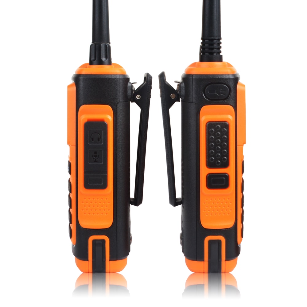 GPS Walkie Talkie Five-Band Receive, Tri-Band Transmit FM Air Band Two Way Radio for Survival, Travel, Aviation, Outdoor