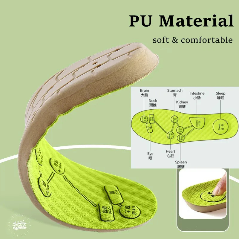 Acupoint Massage Insoles for Shoes, Plantar Fasciitis Arch Support Pads for Men & Women, Deodorant Healthy Template shoe