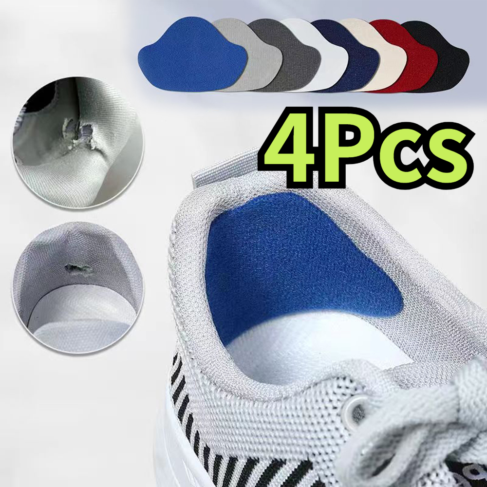 Suede Heel Protector Repair Stickers for Sports Shoes, Self-Adhesive Anti-Wear Pads & Insoles Insert for Hole Repair