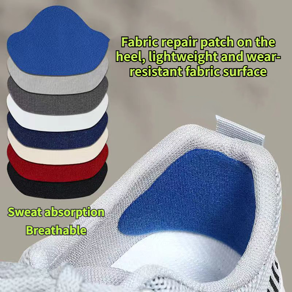 Suede Heel Protector Repair Stickers for Sports Shoes, Self-Adhesive Anti-Wear Pads & Insoles Insert for Hole Repair