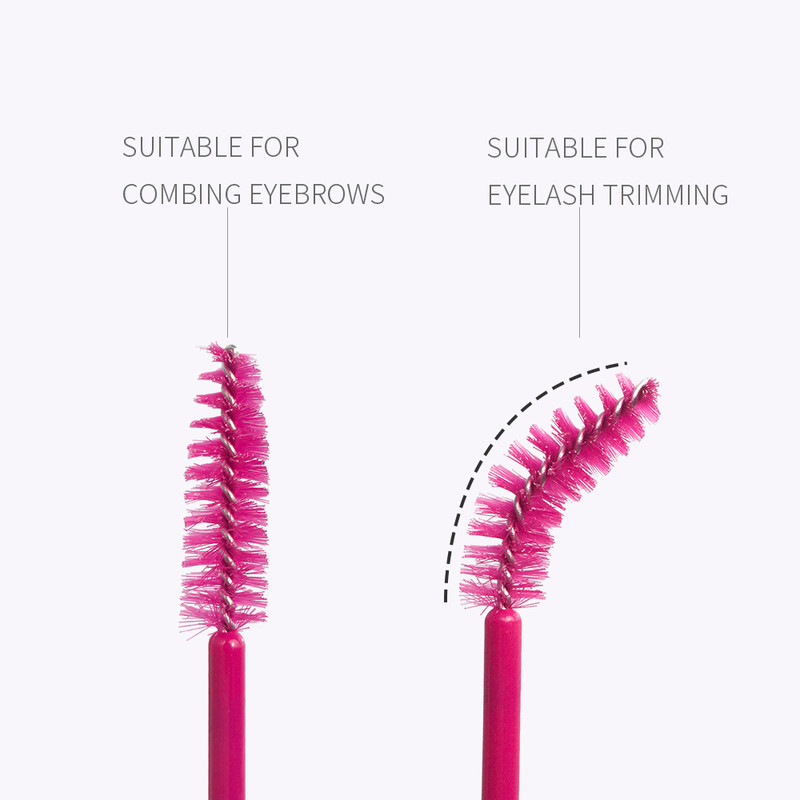 Crystal Disposable Eyelash Brushes Soft Head Mascara Wands For Lash Extensions  Eyebrow Makeup Appl 1