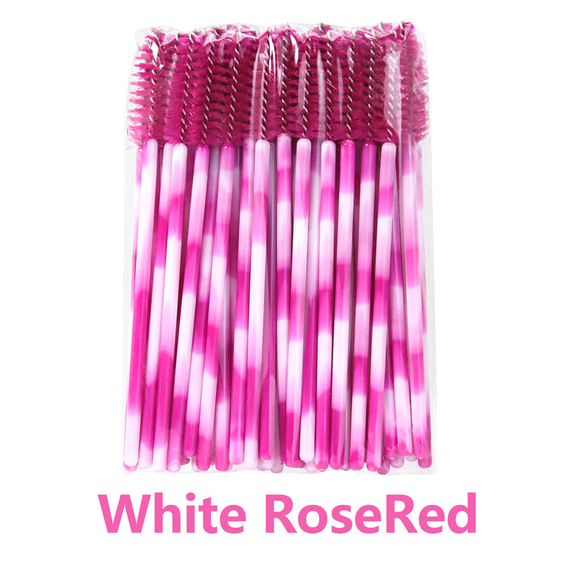 Crystal Disposable Eyelash Brushes Soft Head Mascara Wands For Lash Extensions  Eyebrow Makeup Appl 7