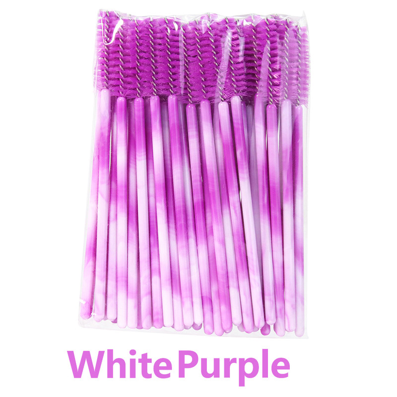 Crystal Disposable Eyelash Brushes Soft Head Mascara Wands For Lash Extensions  Eyebrow Makeup Appl 8