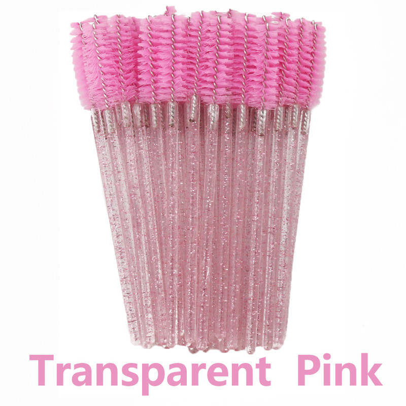 Crystal Disposable Eyelash Brushes Soft Head Mascara Wands For Lash Extensions  Eyebrow Makeup Appl 10