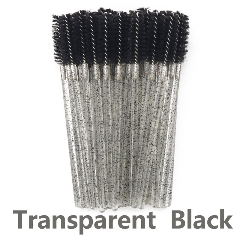 Crystal Disposable Eyelash Brushes Soft Head Mascara Wands For Lash Extensions  Eyebrow Makeup Appl 14