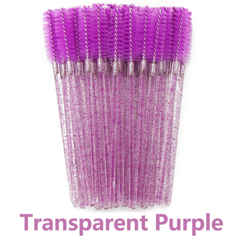 Crystal Disposable Eyelash Brushes Soft Head Mascara Wands For Lash Extensions  Eyebrow Makeup Appl 15
