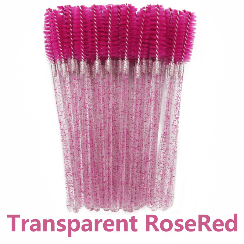 Crystal Disposable Eyelash Brushes Soft Head Mascara Wands For Lash Extensions  Eyebrow Makeup Appl 17