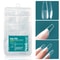 Nailpop Soft Gel X Nail Tips Set, Medium Short Almond & Square Shape, Soak Off Reusable Nails for Easy Nail Extension