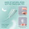 Nailpop Soft Gel X Nail Tips Set, Medium Short Almond & Square Shape, Soak Off Reusable Nails for Easy Nail Extension