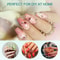Nailpop Soft Gel X Nail Tips Set, Medium Short Almond & Square Shape, Soak Off Reusable Nails for Easy Nail Extension