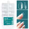 Nailpop Soft Gel X Nail Tips Set, Medium Short Almond & Square Shape, Soak Off Reusable Nails for Easy Nail Extension