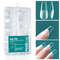Nailpop Soft Gel X Nail Tips Set, Medium Short Almond & Square Shape, Soak Off Reusable Nails for Easy Nail Extension
