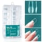 Nailpop Soft Gel X Nail Tips Set, Medium Short Almond & Square Shape, Soak Off Reusable Nails for Easy Nail Extension