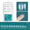 Nailpop Soft Gel X Nail Tips Set, Medium Short Almond & Square Shape, Soak Off Reusable Nails for Easy Nail Extension