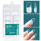 Nailpop Soft Gel X Nail Tips Set, Medium Short Almond & Square Shape, Soak Off Reusable Nails for Easy Nail Extension