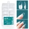 Nailpop Soft Gel X Nail Tips Set, Medium Short Almond & Square Shape, Soak Off Reusable Nails for Easy Nail Extension