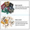 Wool Felt Sanding Grinding Buffing Wheel with Shank, Cotton Polishing Head Brush for Dremel Rotary Drill Tools