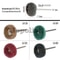 Wool Felt Sanding Grinding Buffing Wheel with Shank, Cotton Polishing Head Brush for Dremel Rotary Drill Tools