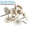 Wool Felt Sanding Grinding Buffing Wheel with Shank, Cotton Polishing Head Brush for Dremel Rotary Drill Tools