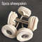 Wool Felt Sanding Grinding Buffing Wheel with Shank, Cotton Polishing Head Brush for Dremel Rotary Drill Tools