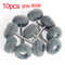 Wool Felt Sanding Grinding Buffing Wheel with Shank, Cotton Polishing Head Brush for Dremel Rotary Drill Tools