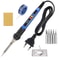 Adjustable Soldering Iron with LCD Display, Electric Welding Repair Tool Set with Solder Wire Tips, Precision Kit