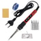 Adjustable Soldering Iron with LCD Display, Electric Welding Repair Tool Set with Solder Wire Tips, Precision Kit