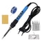 Adjustable Soldering Iron with LCD Display, Electric Welding Repair Tool Set with Solder Wire Tips, Precision Kit