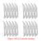 Carbon Steel Surgical Blades for Phone Repair, Carving, Eyebrow Grooming, Animal Care & Scalpel Knife Precision Cutter