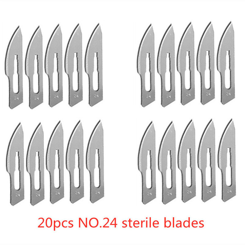 Carbon Steel Surgical Blades for Phone Repair, Carving, Eyebrow Grooming, Animal Care & Scalpel Knife Precision Cutter